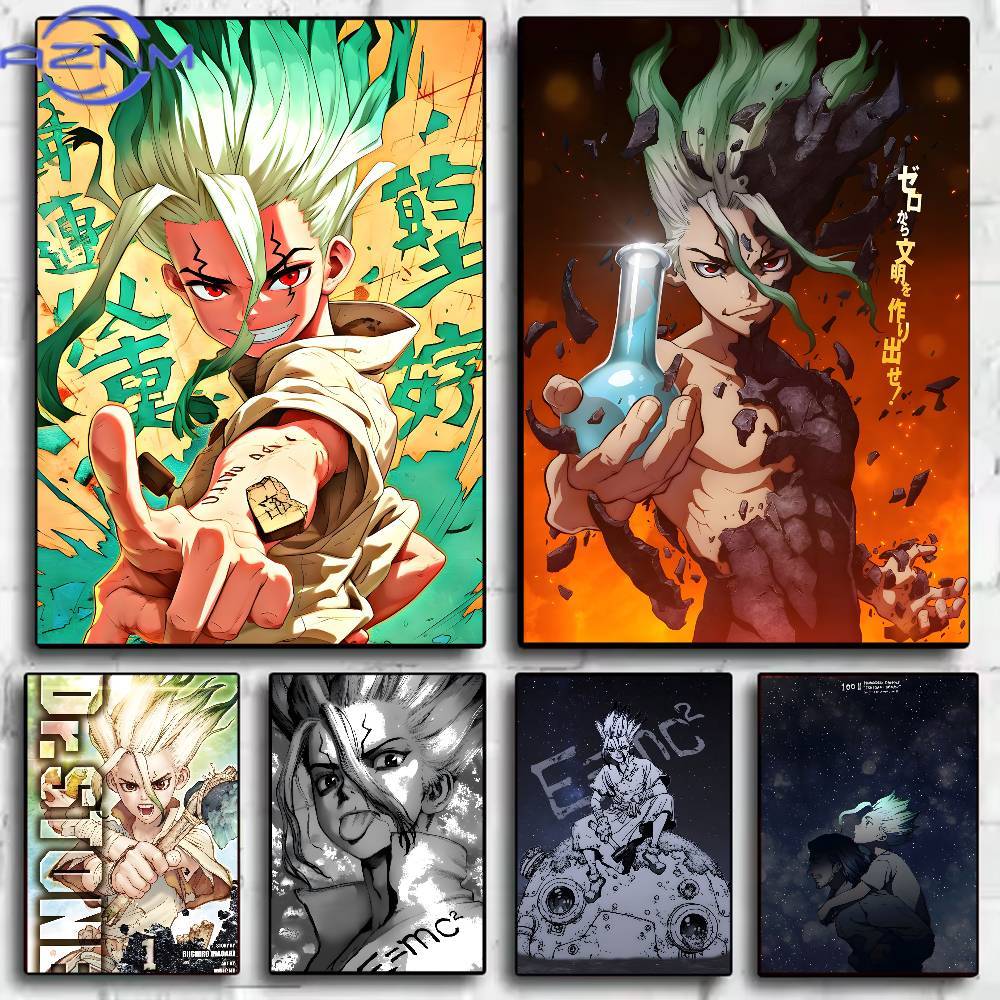 Anime Merchandise Posters - Classic Anime Dr Stone Poster HD