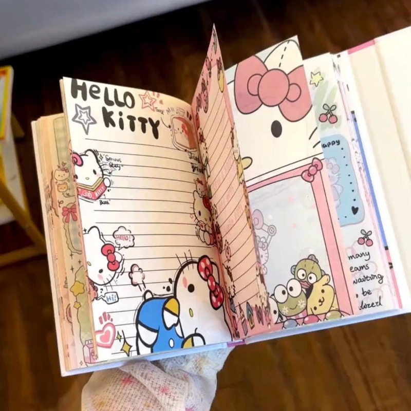 Art Book Illustration - Hello Kitty Hollow Out Three Fold