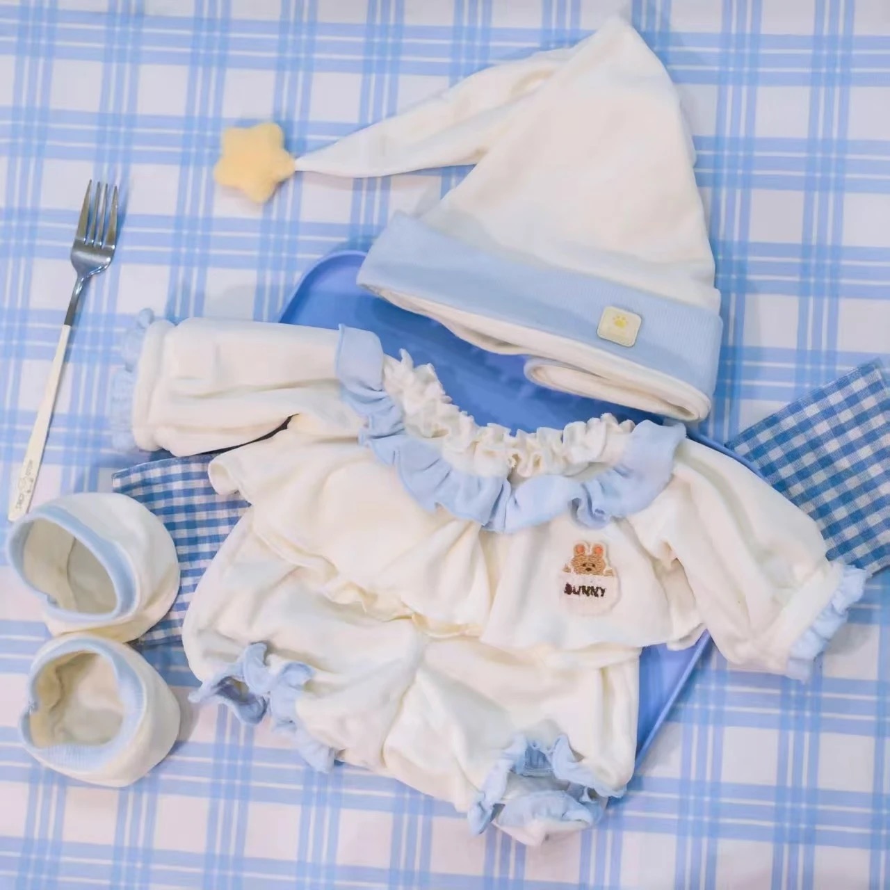Plush Doll Anime - 40cm Shulei doll clothes, plush cotton