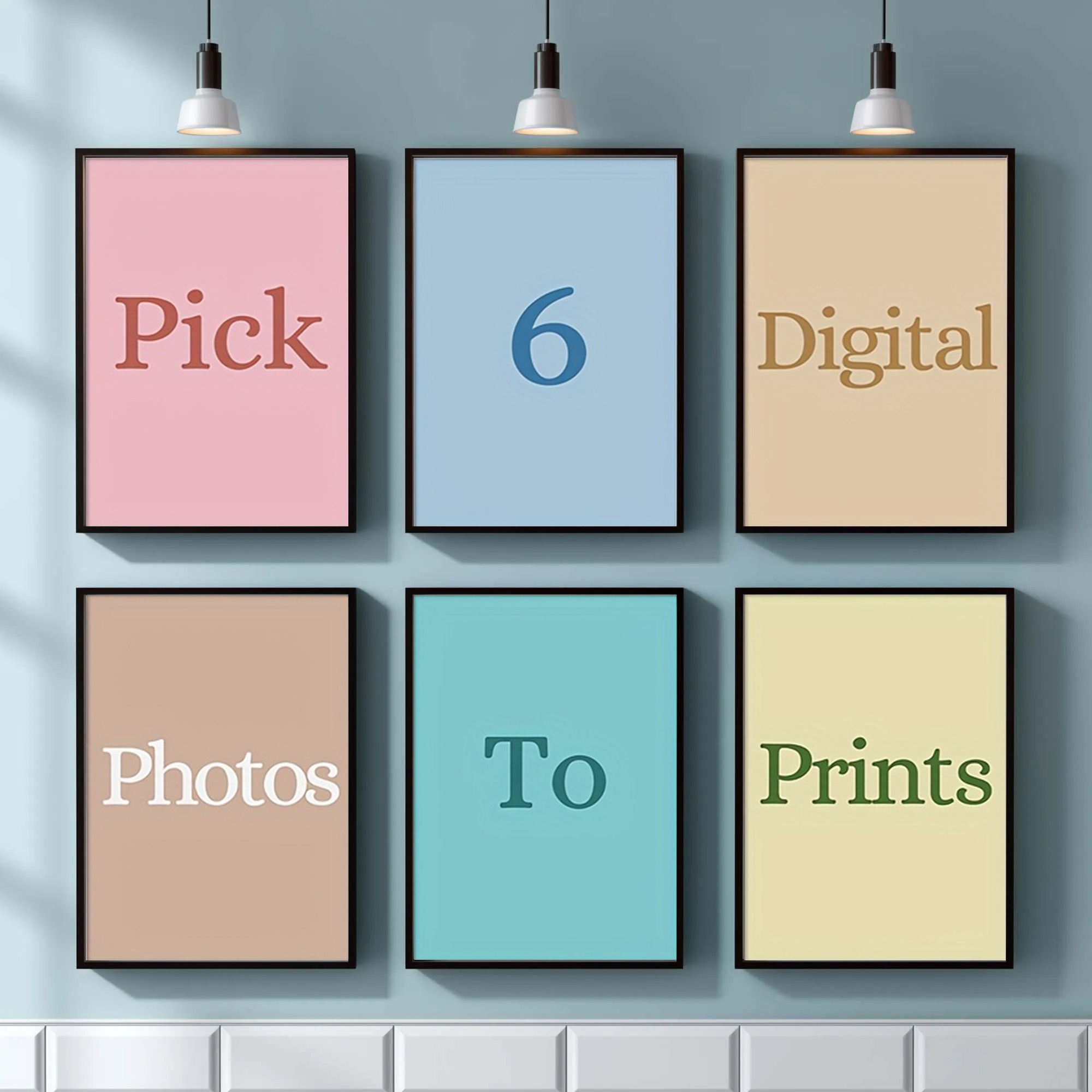 4/5/6pcs Custom Canvas Printin - огляд і ціна Art Print Framed