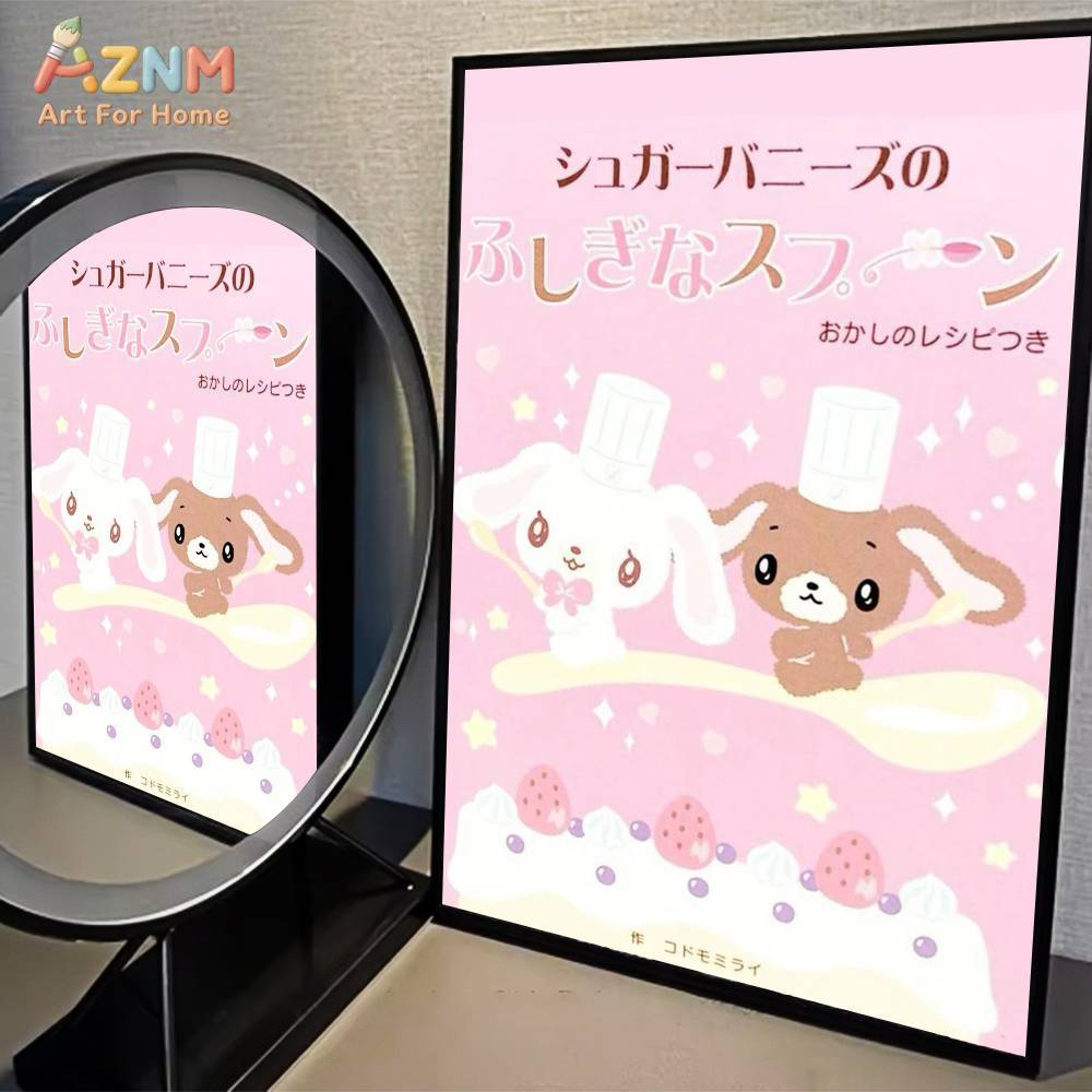 1pc AZMN  Sugarbunnies Anime K - огляд і ціна Anime Merchandise Posters
