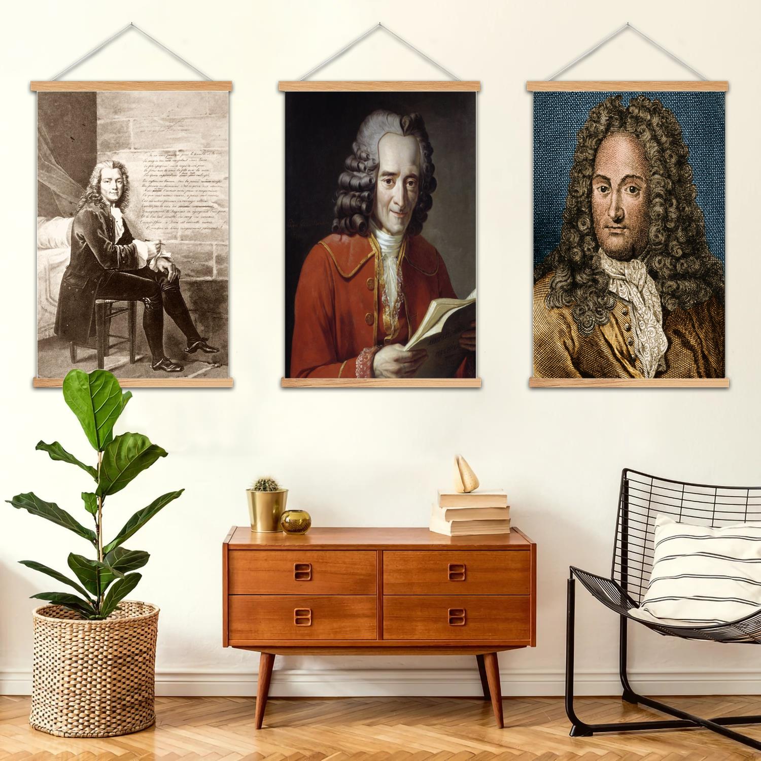 Voltaire Framed Wall Painting  - огляд і ціна Art Print Framed