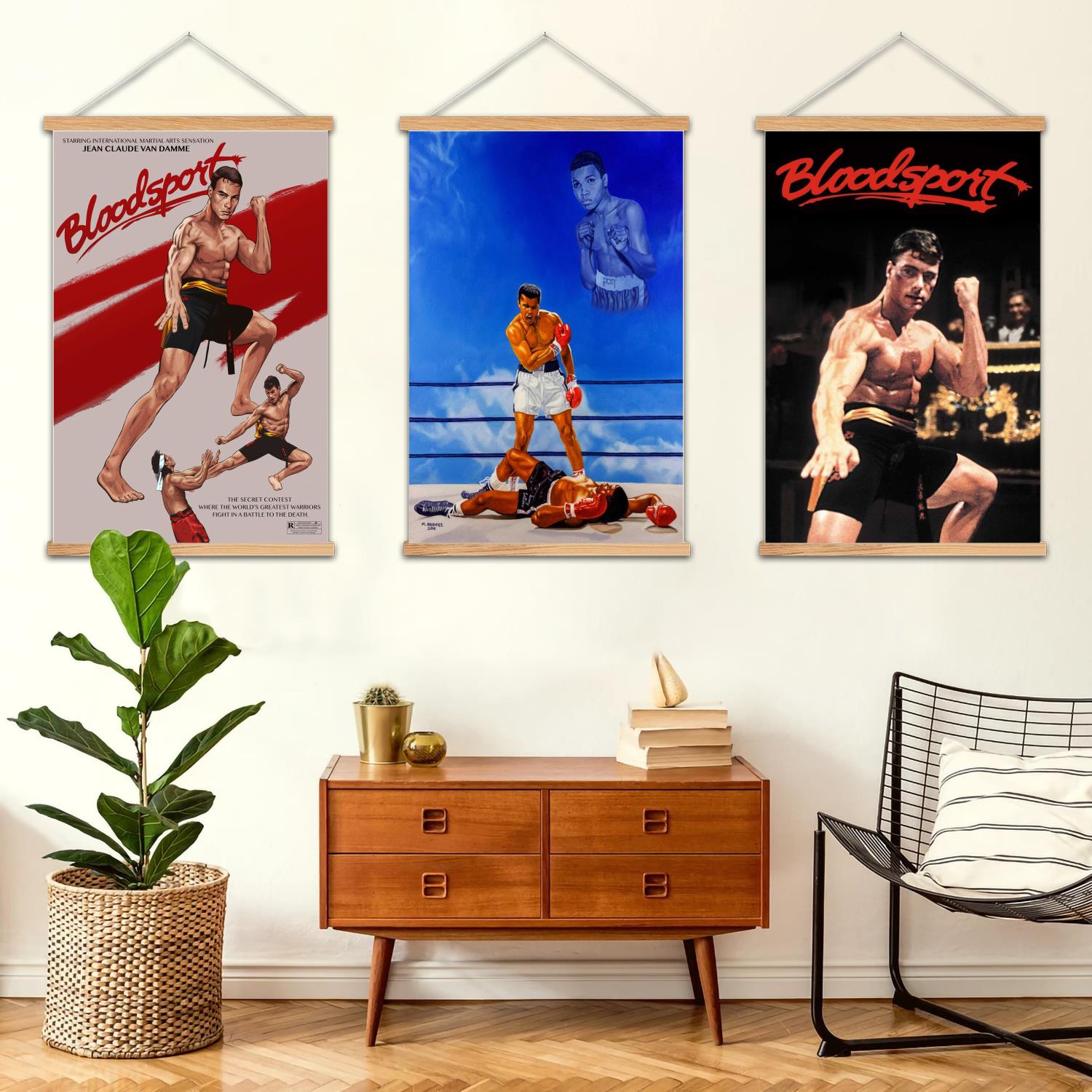 bloodsport Framed Wall Paintin - огляд і ціна Art Print Framed