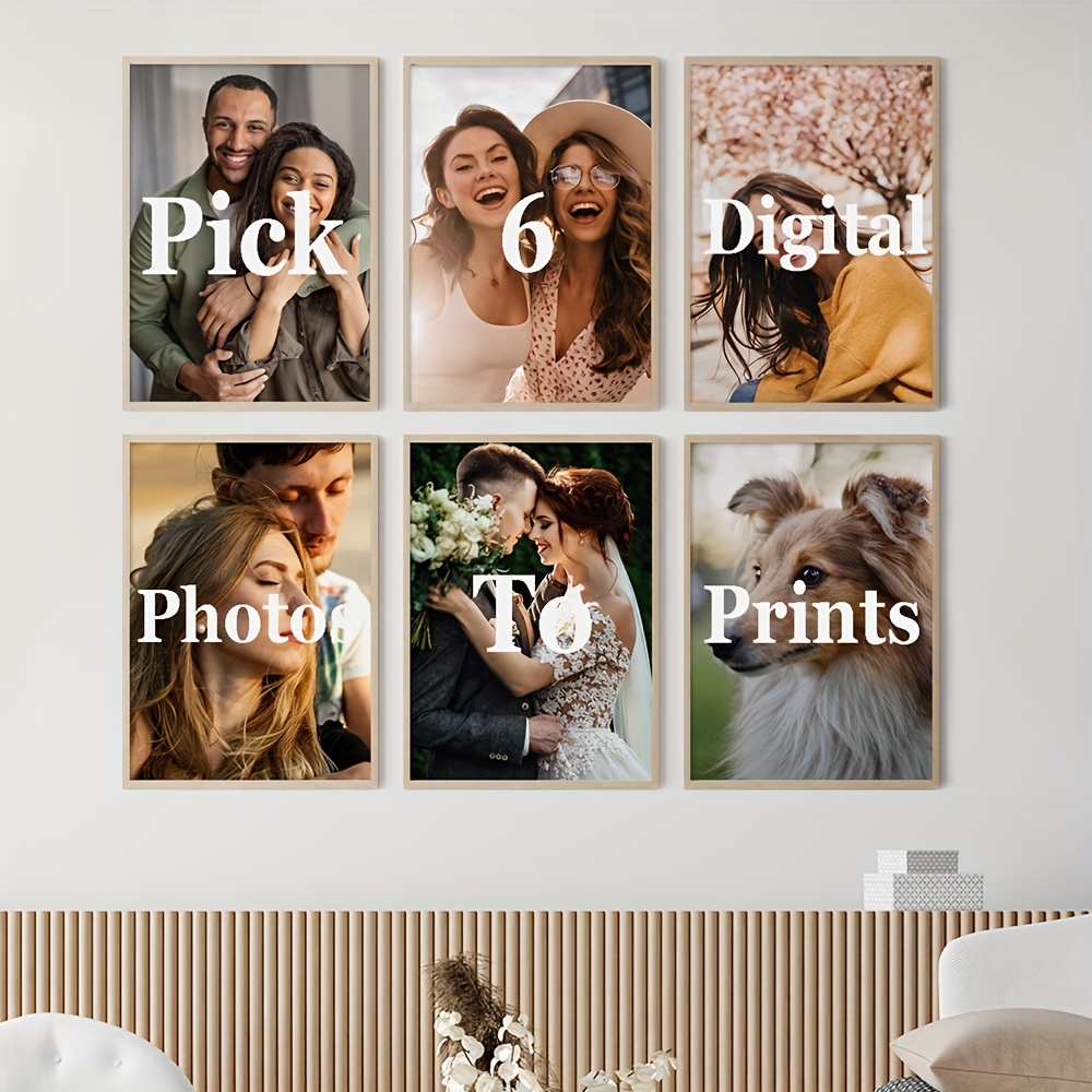 6pcs/set Custom Canvas Prints  - огляд і ціна Art Print Framed